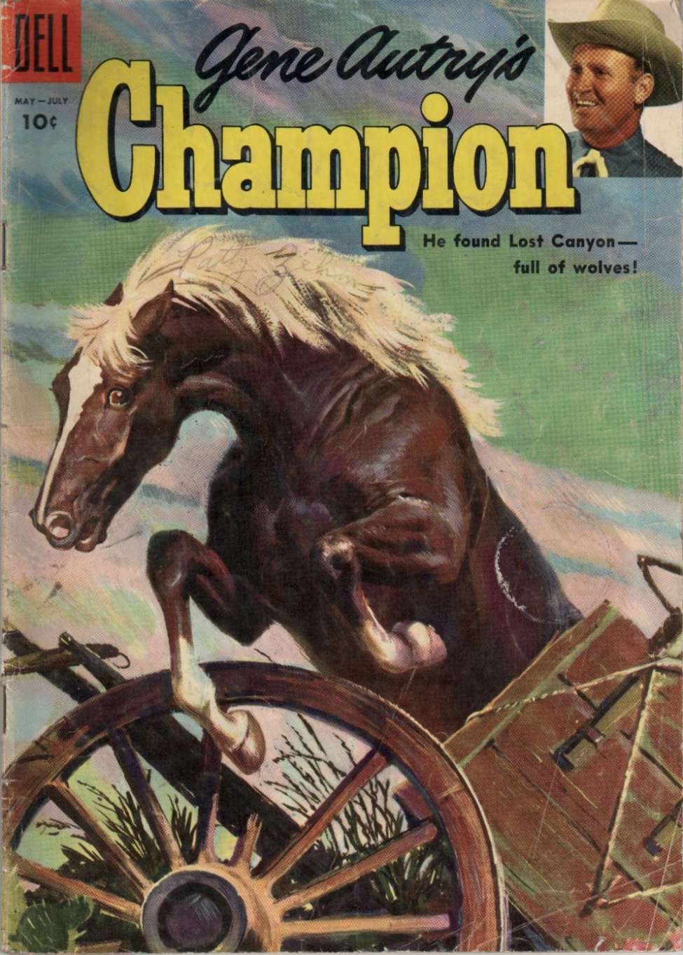 Comic Book Cover For Gene Autry's Champion 18