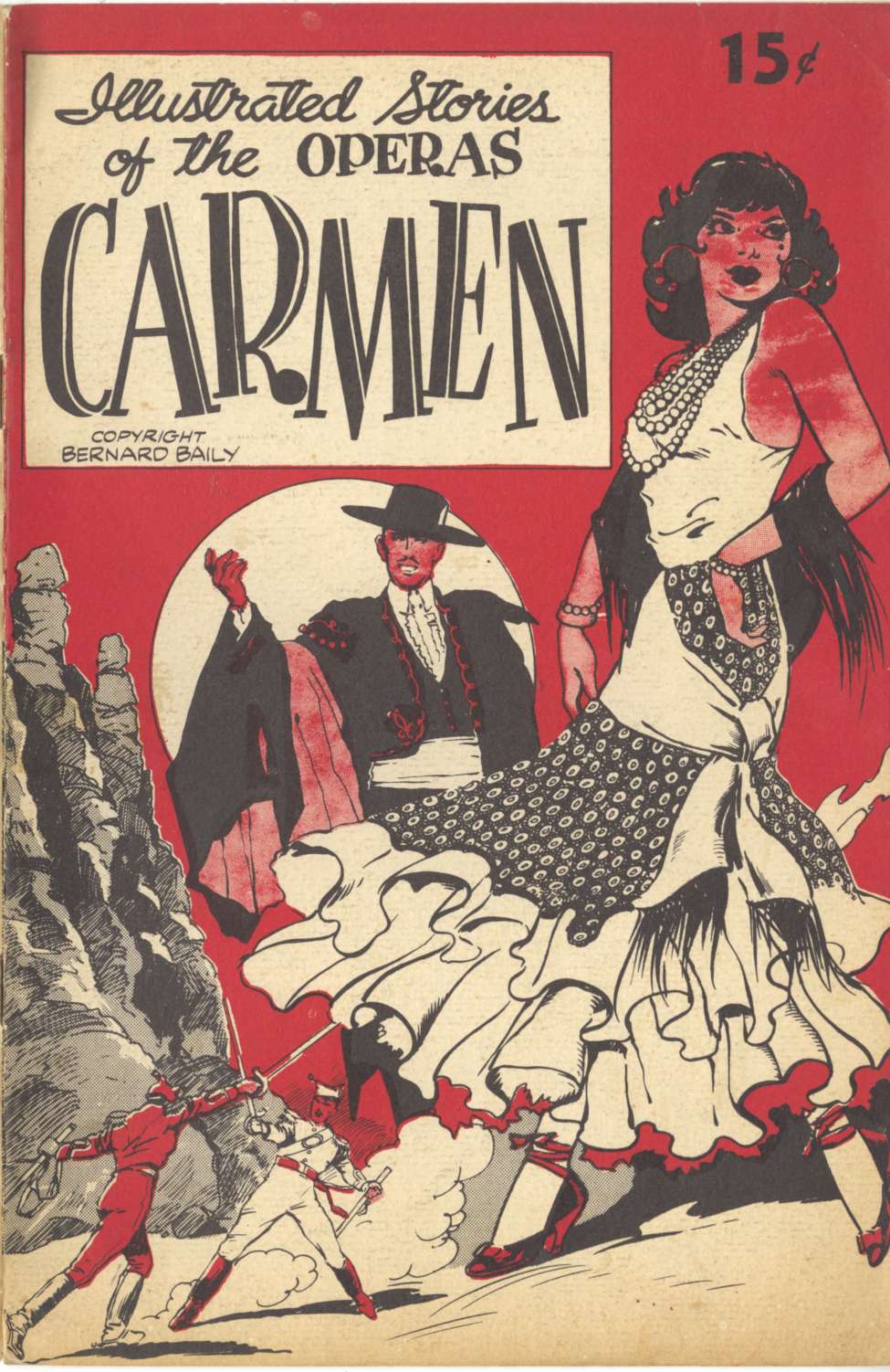 Comic Book Cover For Illustrated Stories of the Operas: Carmen