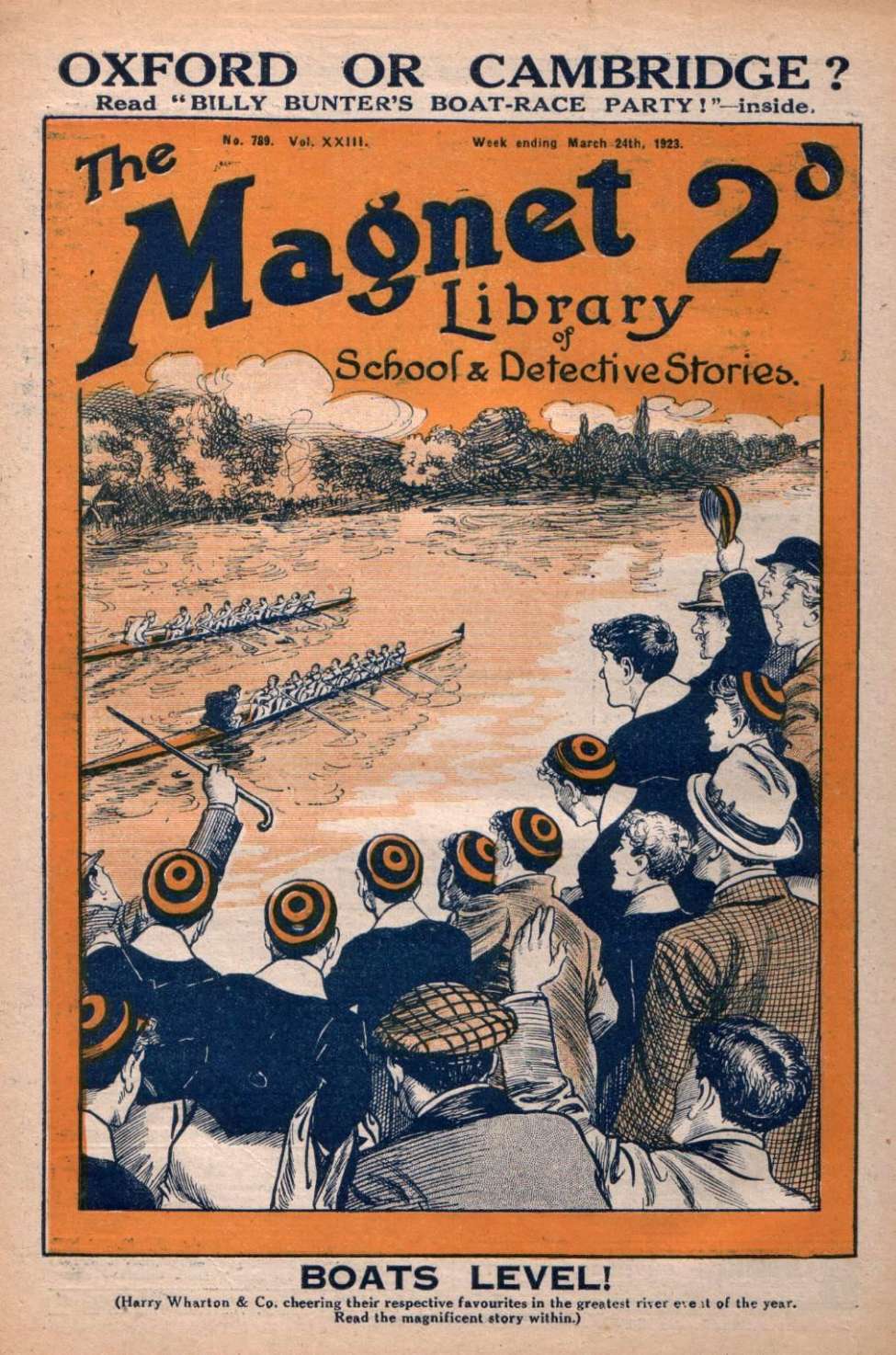 Book Cover For The Magnet 789 - Billy Bunter's Boat Race Party