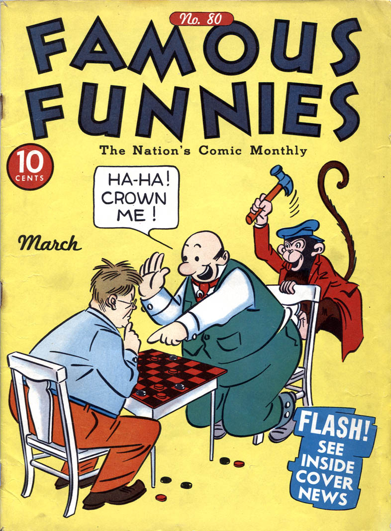 Book Cover For Famous Funnies 80
