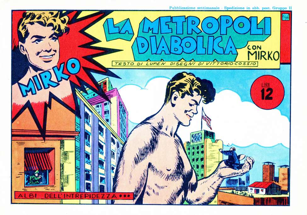 Comic Book Cover For Mirko 44 - La Metropoli Diabolica