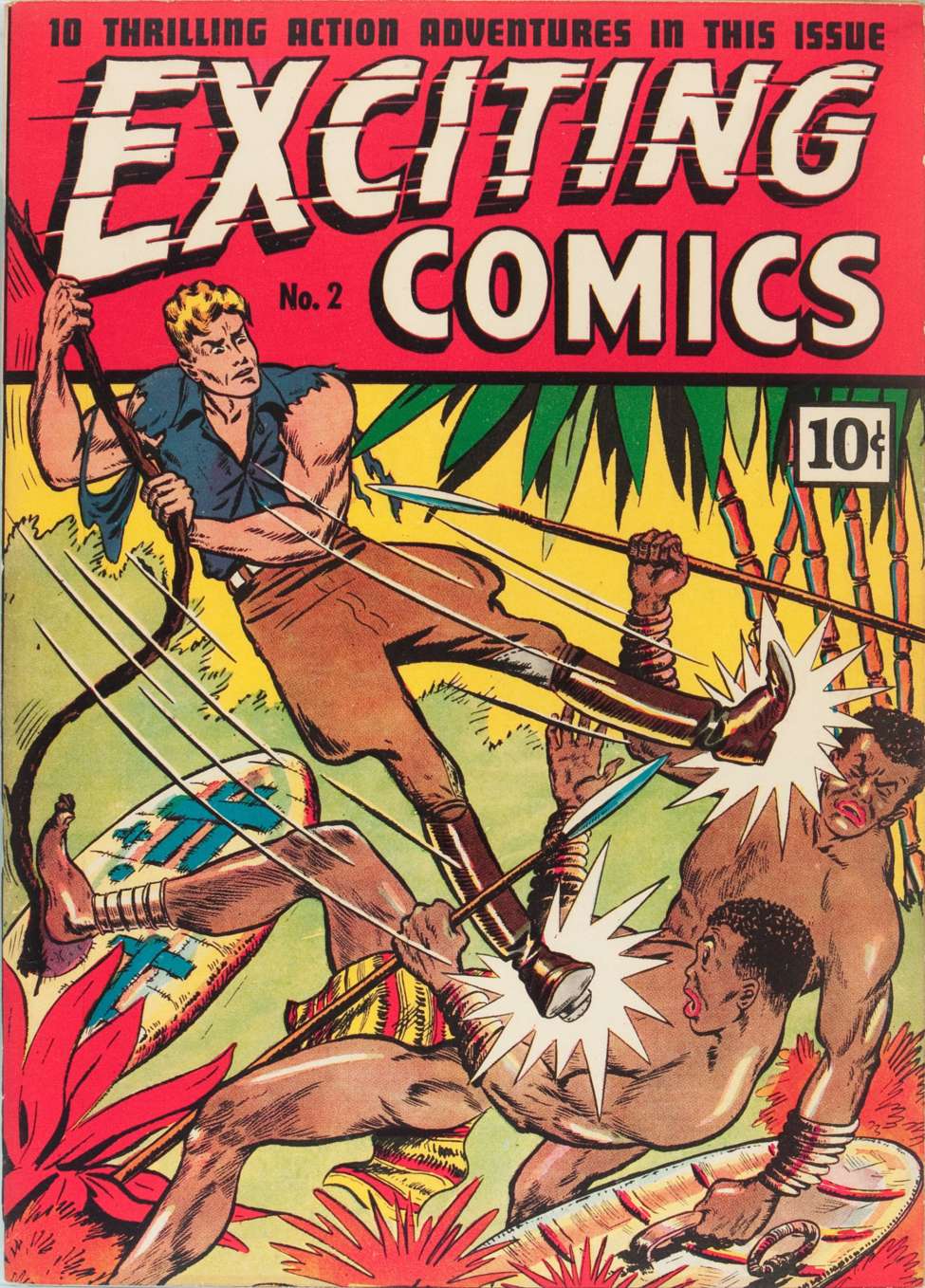 Comic Book Cover For Exciting Comics 2 - Version 1