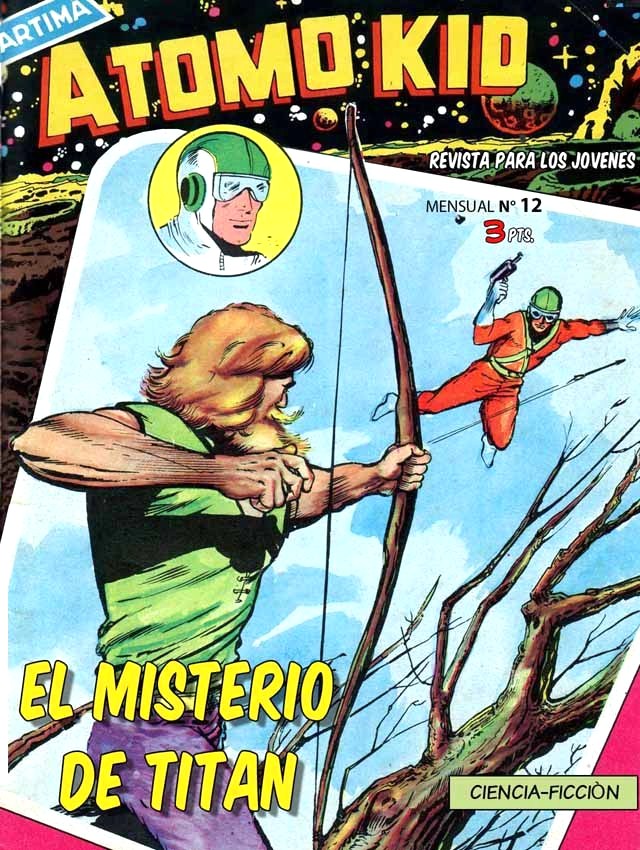 Comic Book Cover For Atomo Kid 12 El misterio de Titán