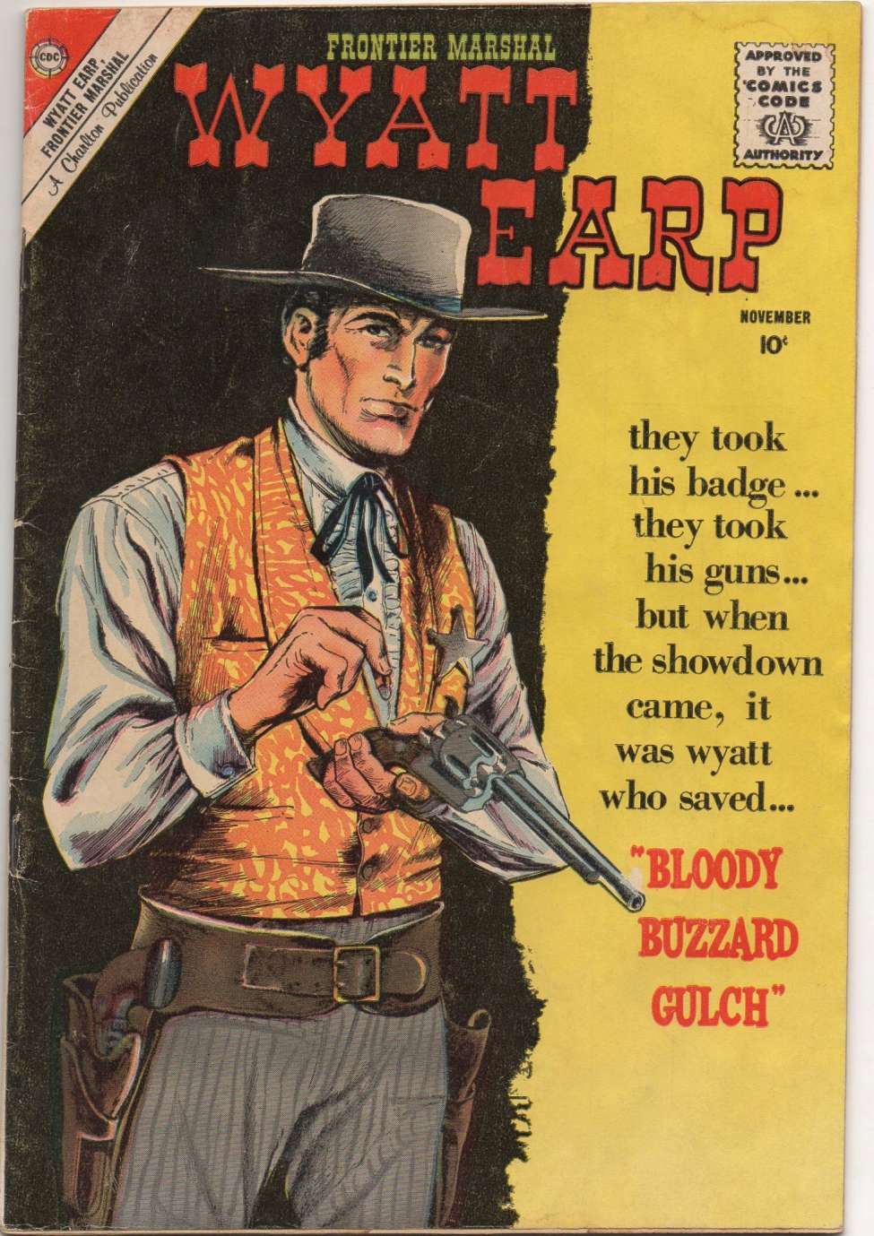 Comic Book Cover For Wyatt Earp Frontier Marshal 33