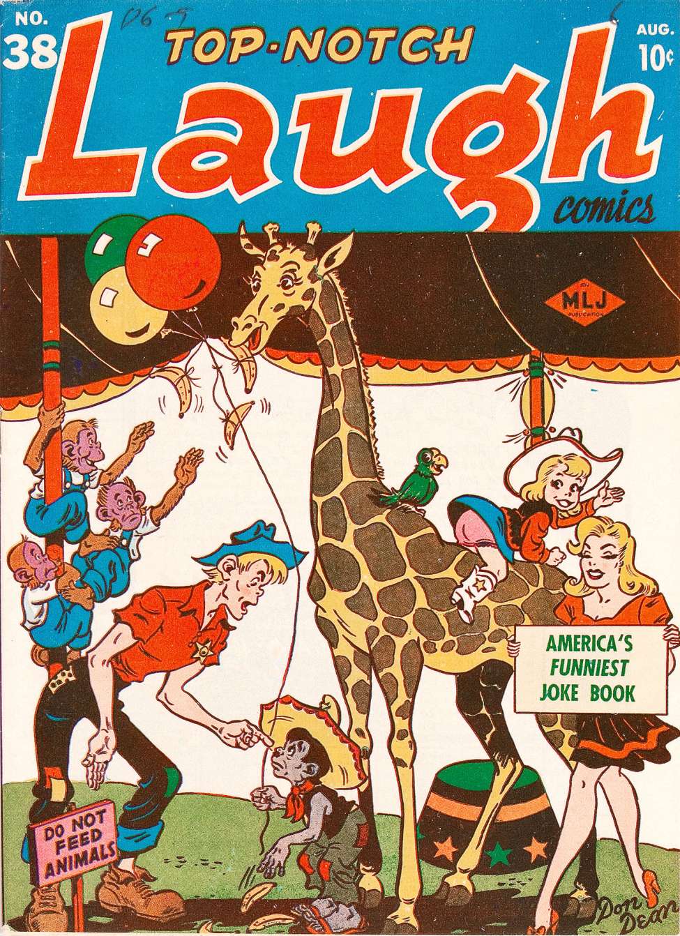 Book Cover For Top Notch Laugh Comics 38 - Version 2