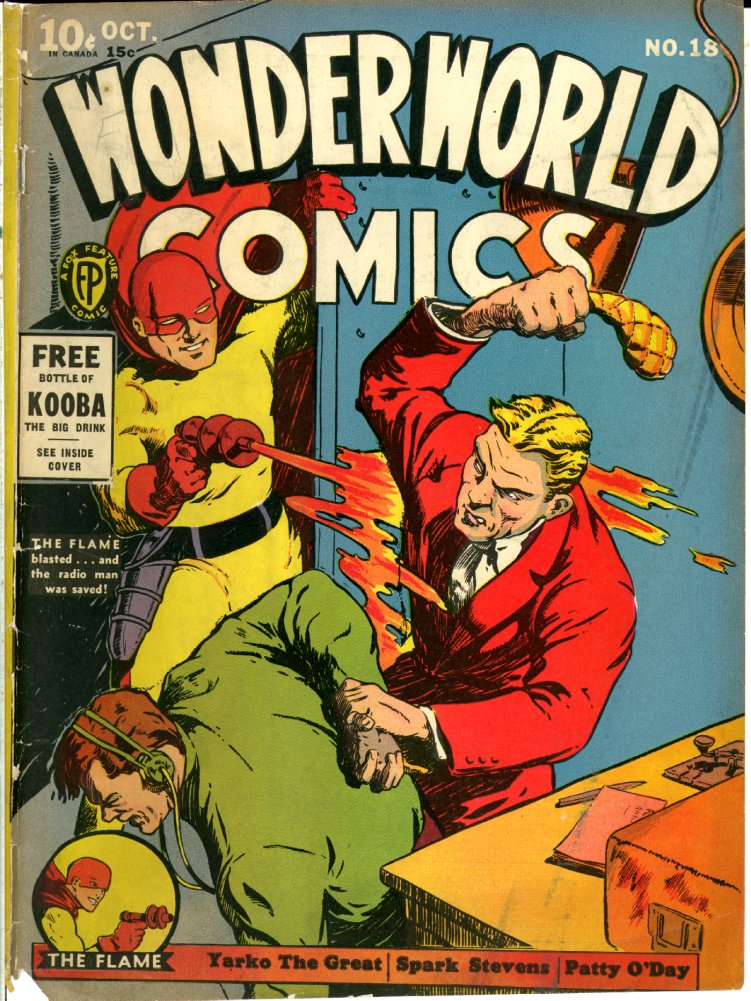 Comic Book Cover For Wonderworld Comics 18 - Version 1