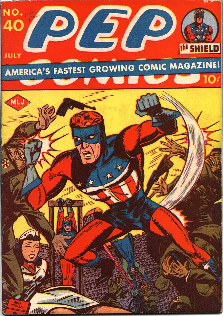 Book Cover For Pep Comics 40