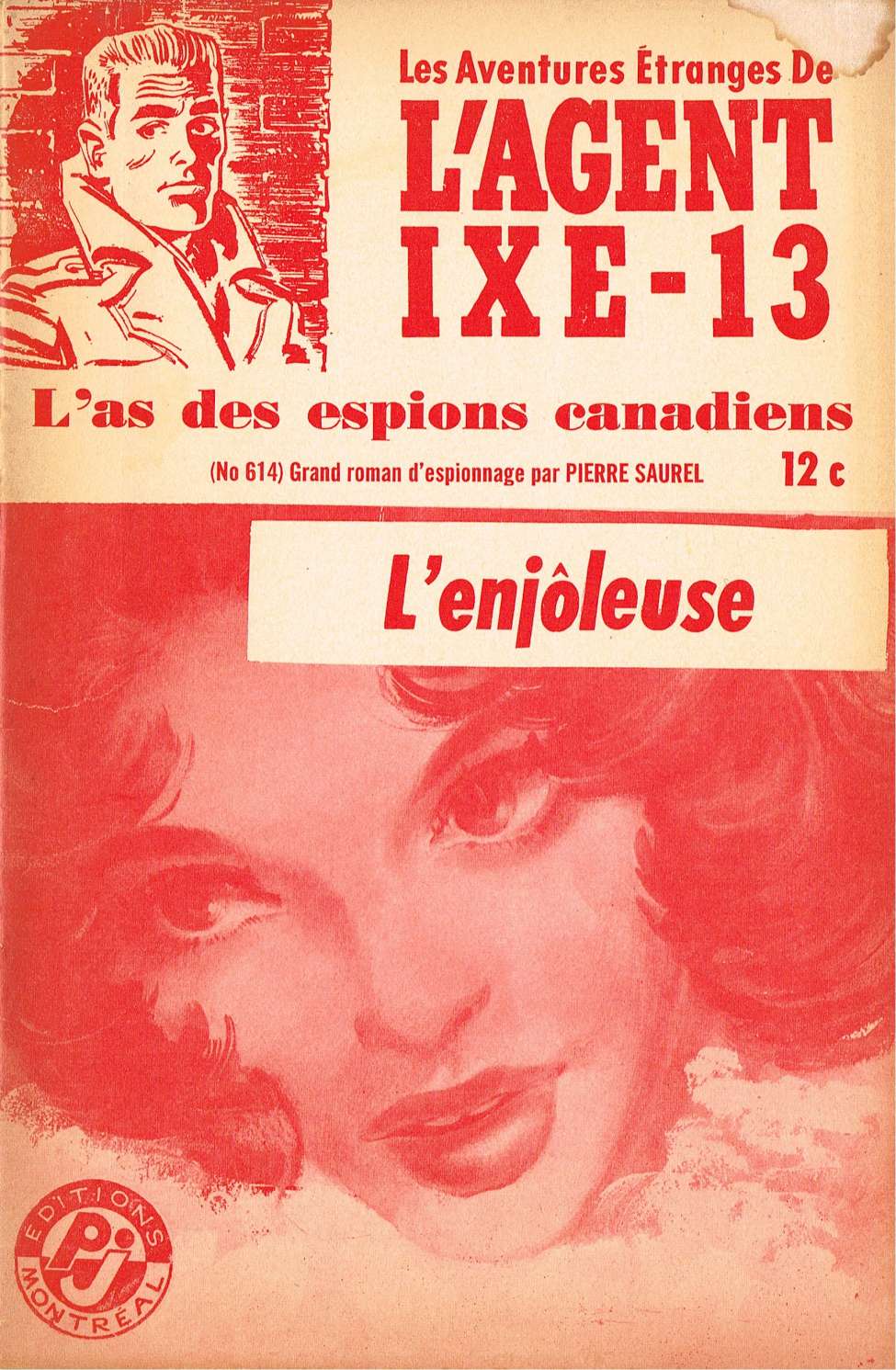 Book Cover For L'Agent IXE-13 v2 614 - L'enjôleuse