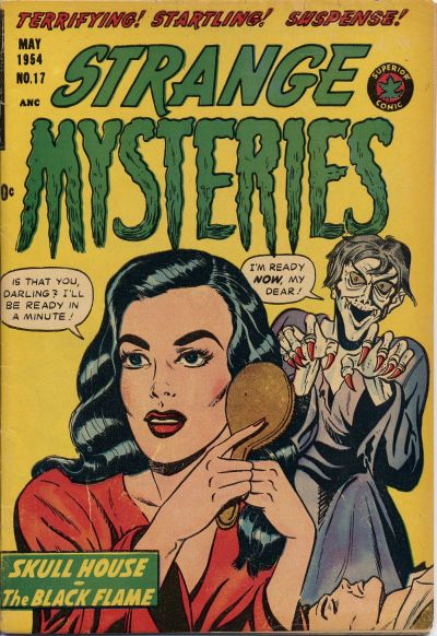 Comic Book Cover For Strange Mysteries 17