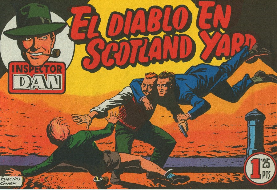 Comic Book Cover For Inspector Dan 8 - El Diablo en Scotland Yard