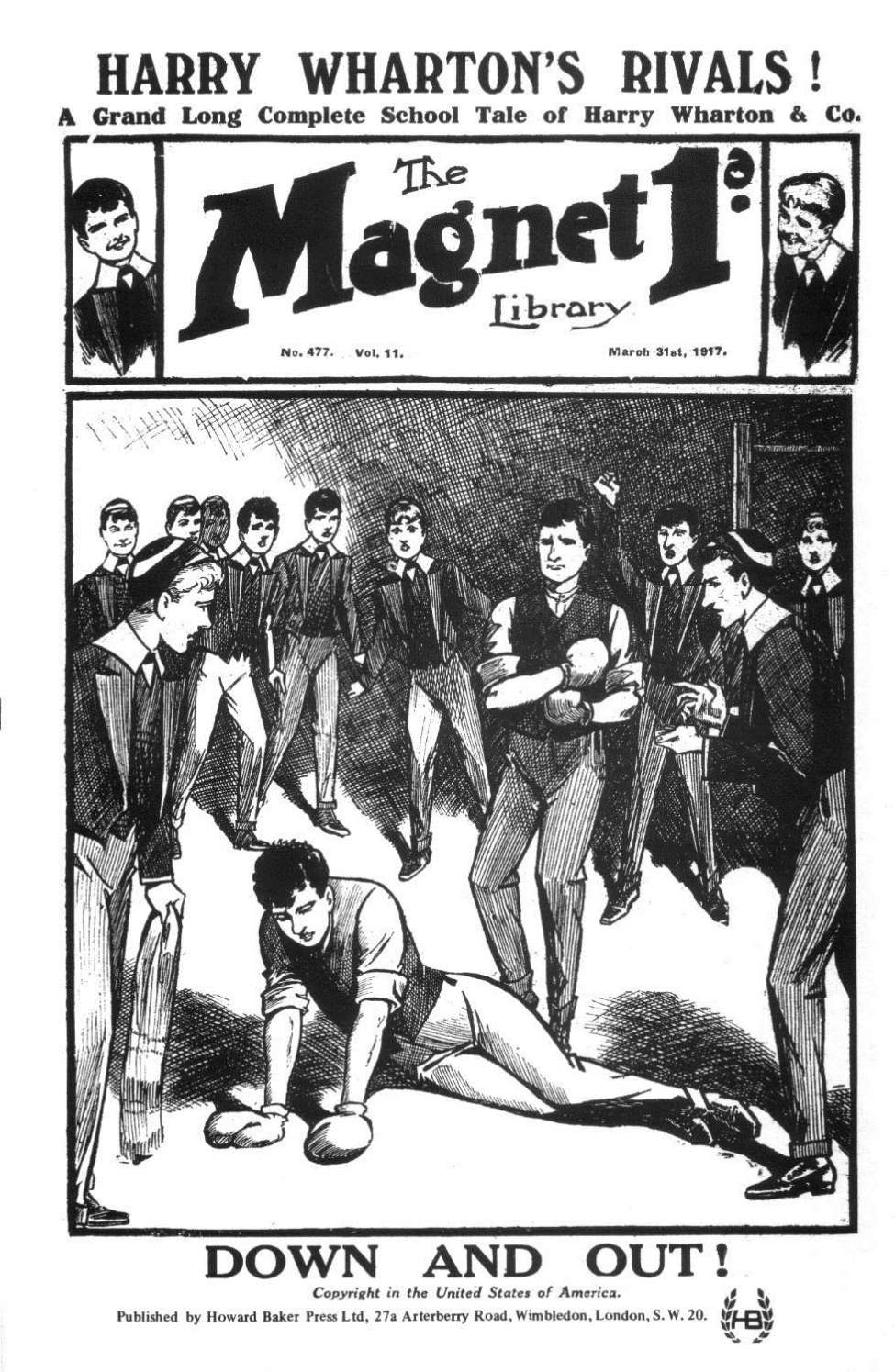 Book Cover For The Magnet 477 - Harry Wharton's Rivals