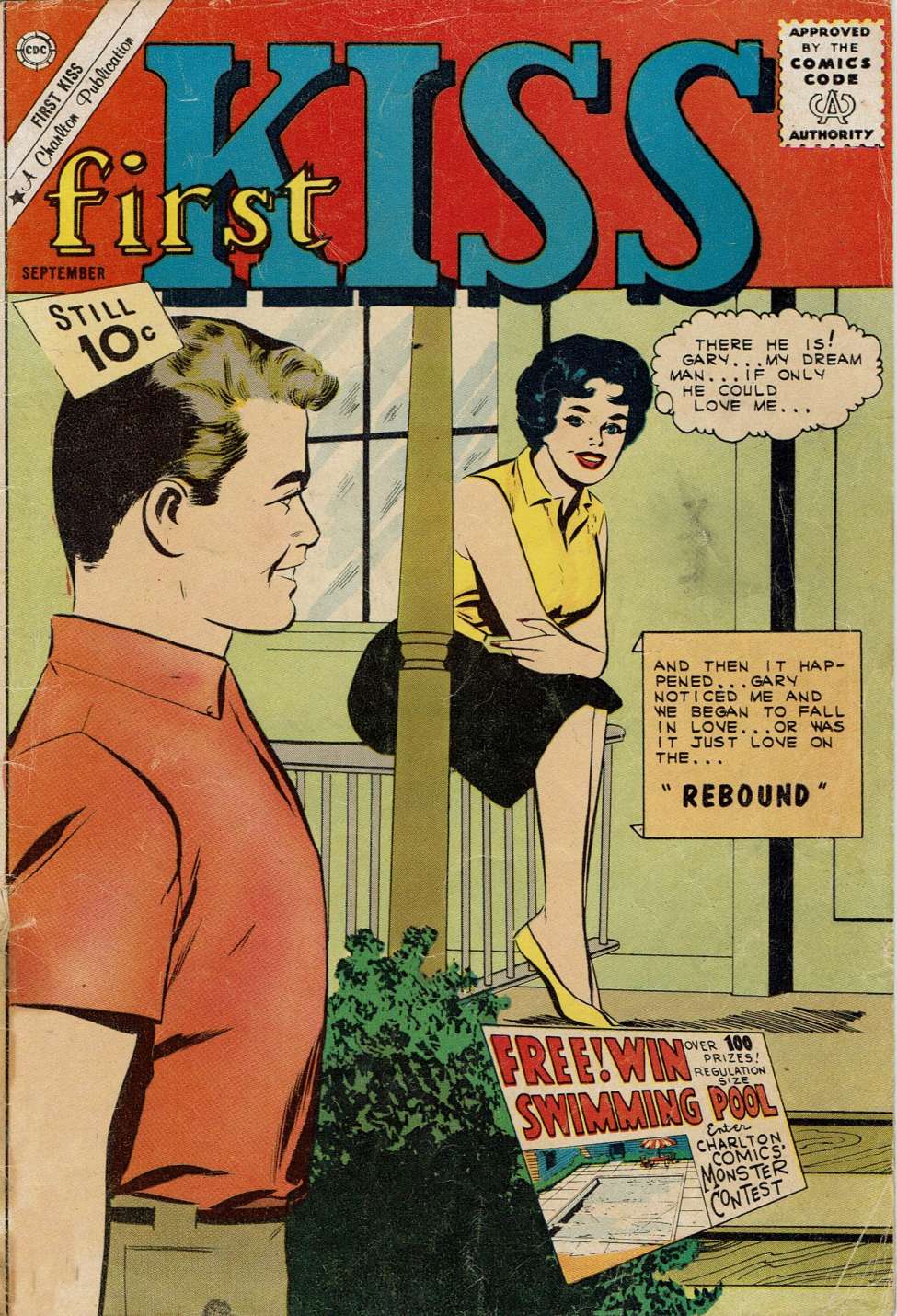 Comic Book Cover For First Kiss 22