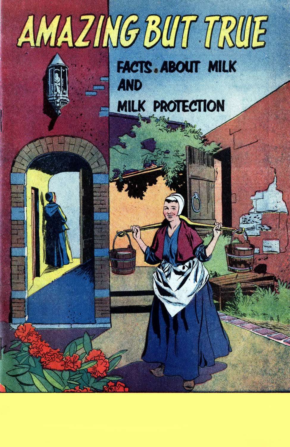 Comic Book Cover For Amazing But True - Facts About Milk and Milk Protection