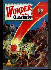 Large Thumbnail For Wonder Stories Quarterly v2 1 - Between Earth and Moon - Otfrid von Hanstein