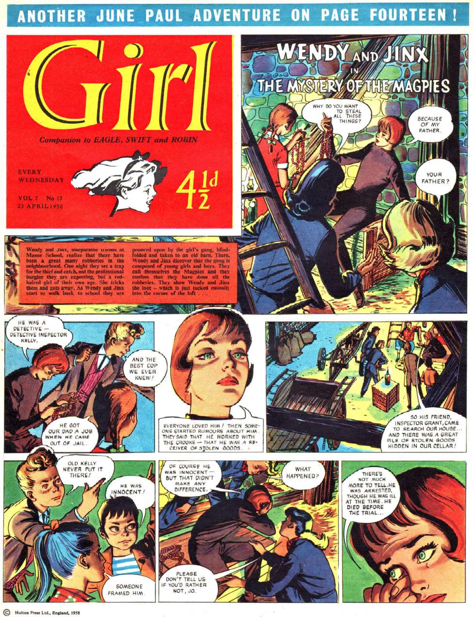 Comic Book Cover For Girl v7 17
