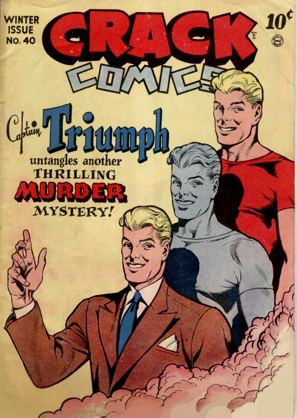 Comic Book Cover For Crack Comics 40 - Version 1