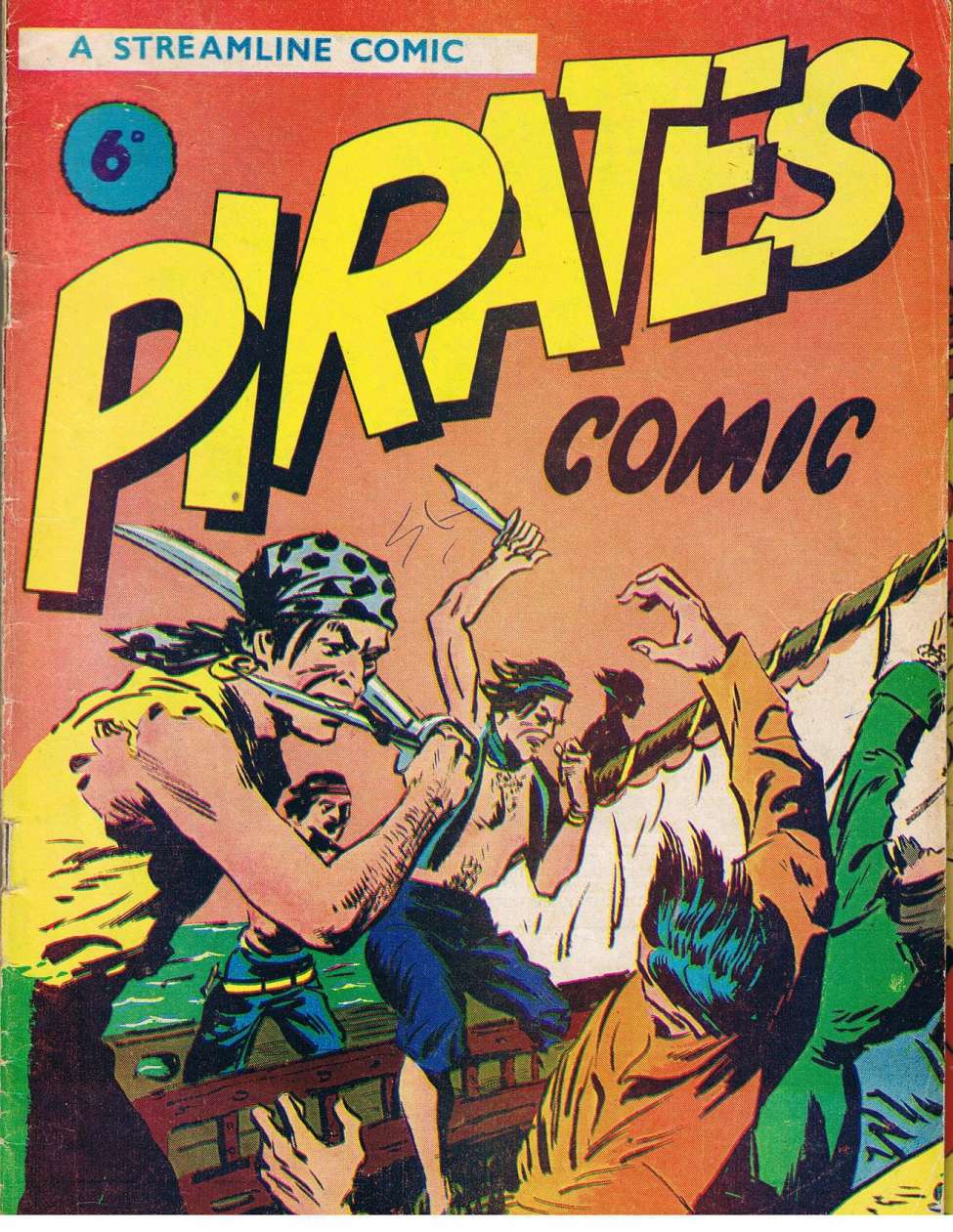 Comic Book Cover For Pirates Comic NN