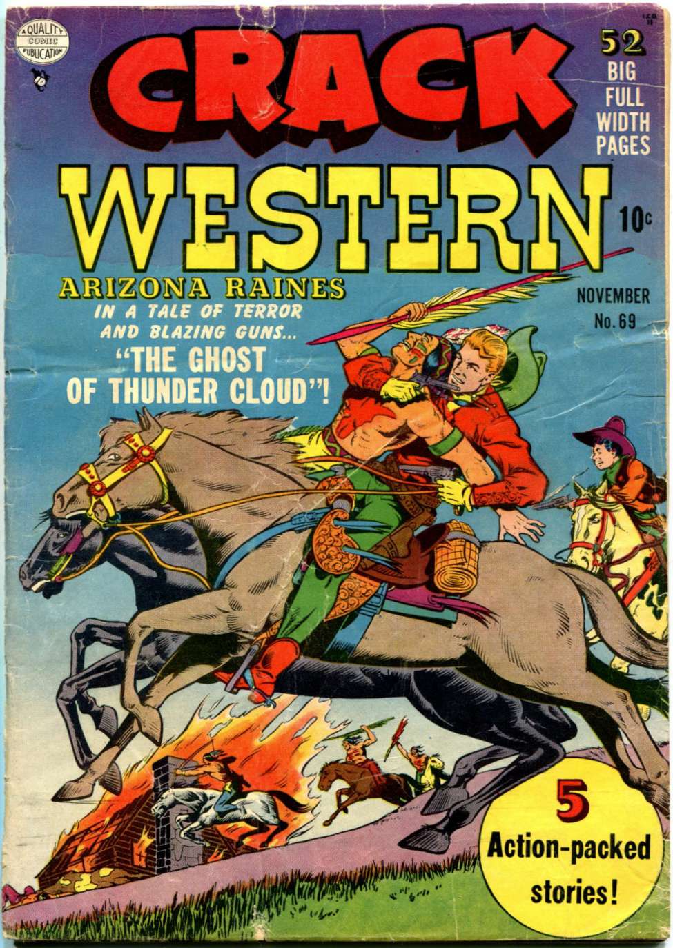 Comic Book Cover For Crack Western 69 - Version 1