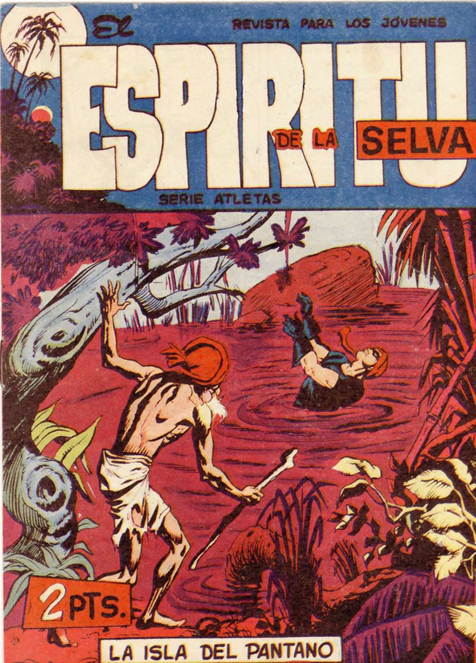 Comic Book Cover For El Espiritu De La Selva 40 - La Isla Del Pantano