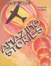 Cover For Amazing Stories v7 12 - The Tomb of Time - Richard Tooker