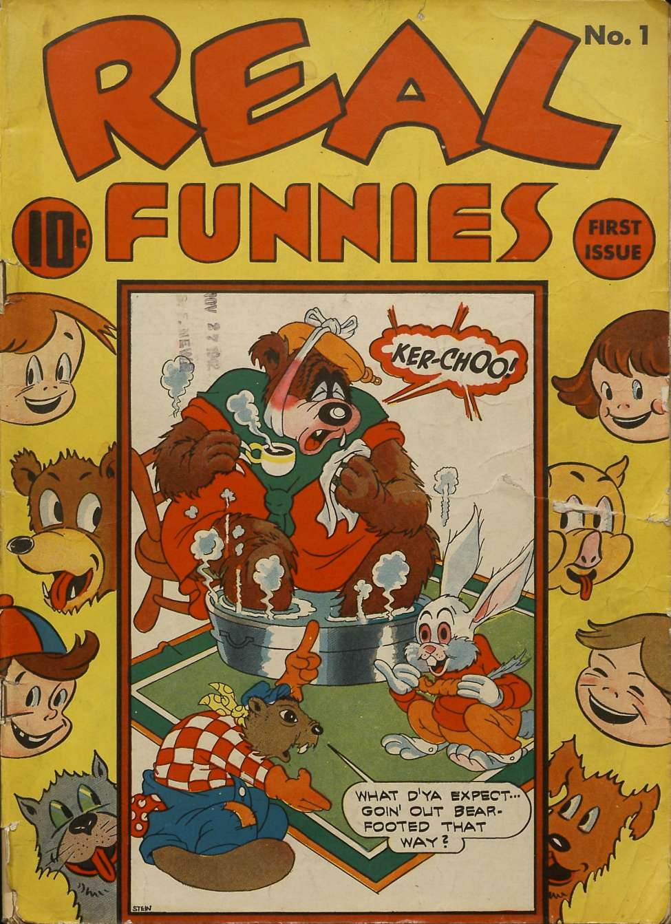 Comic Book Cover For Real Funnies 1 - Version 1