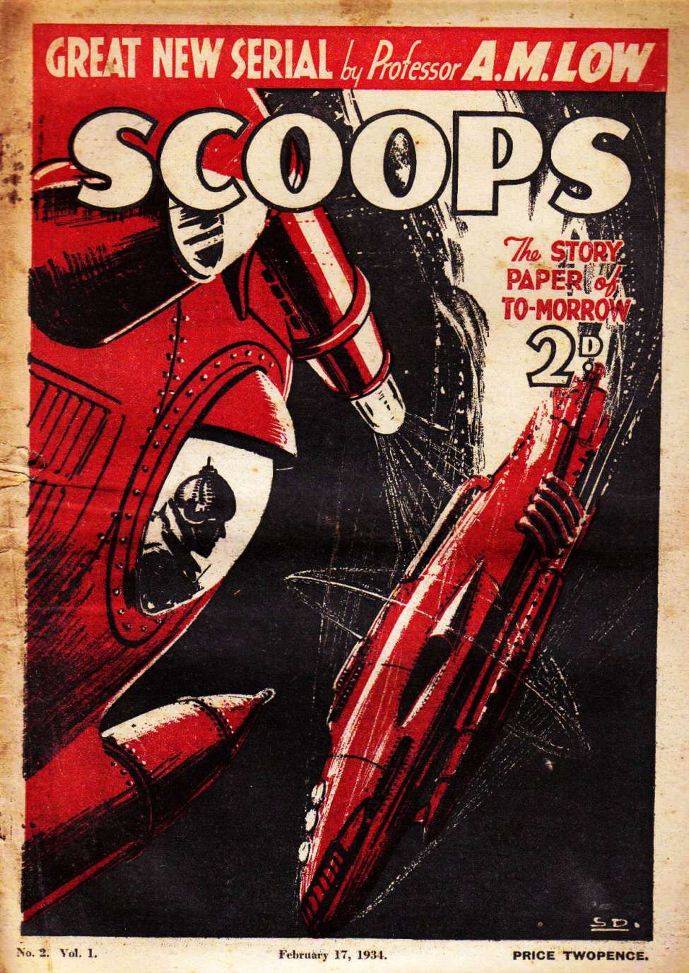 Comic Book Cover For Scoops 2 - Rebels of the Penal Planet