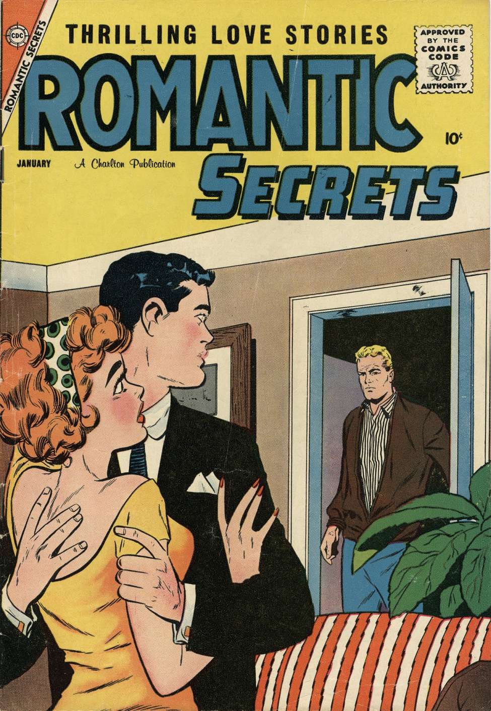 Comic Book Cover For Romantic Secrets 19