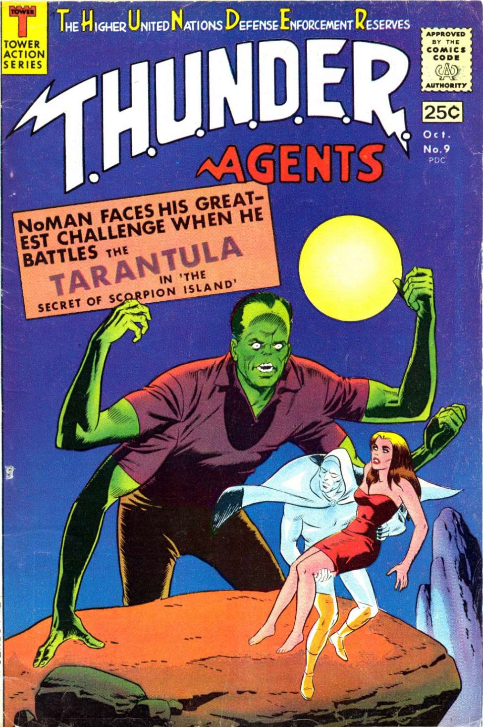 Comic Book Cover For T.H.U.N.D.E.R. Agents 9