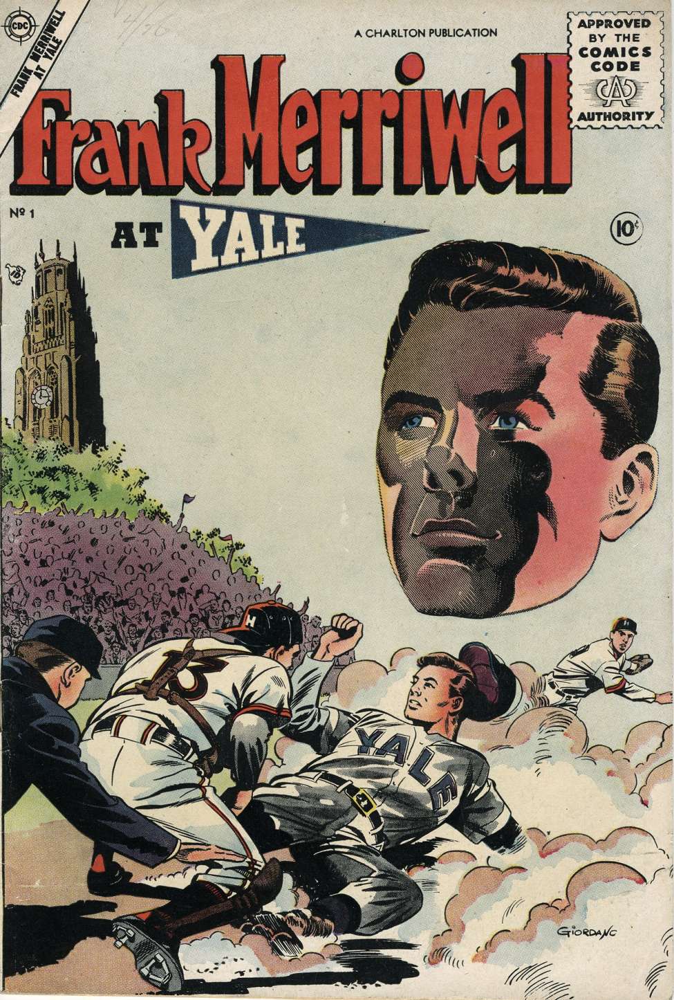 Comic Book Cover For Frank Merriwell at Yale 1