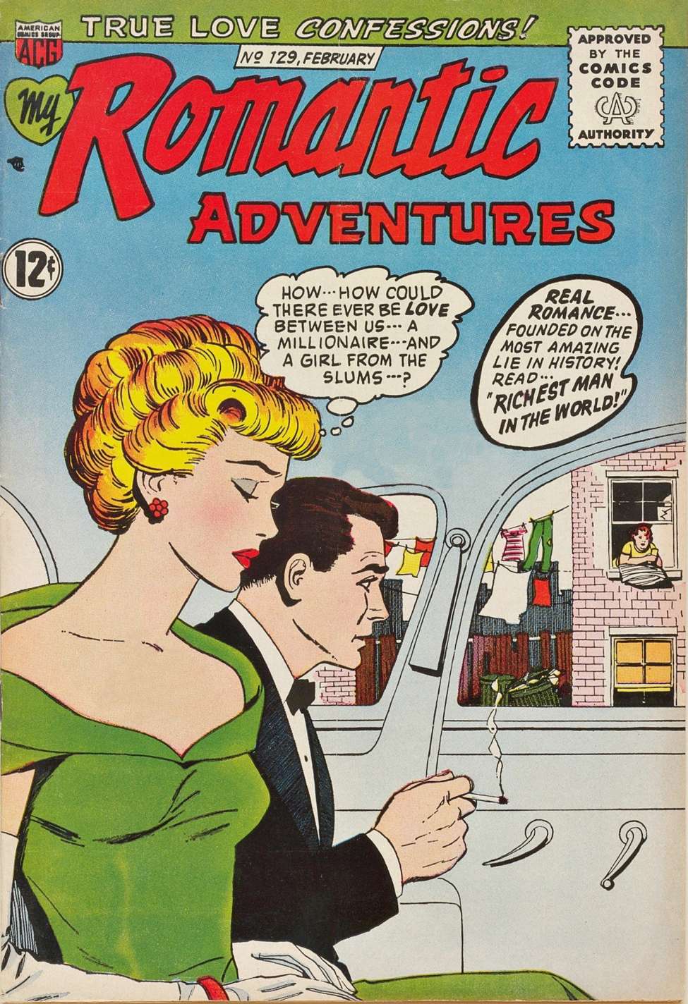 Comic Book Cover For My Romantic Adventures 129