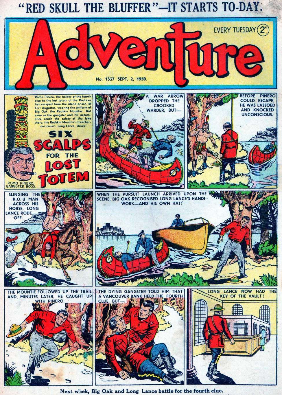 Comic Book Cover For Adventure 1337