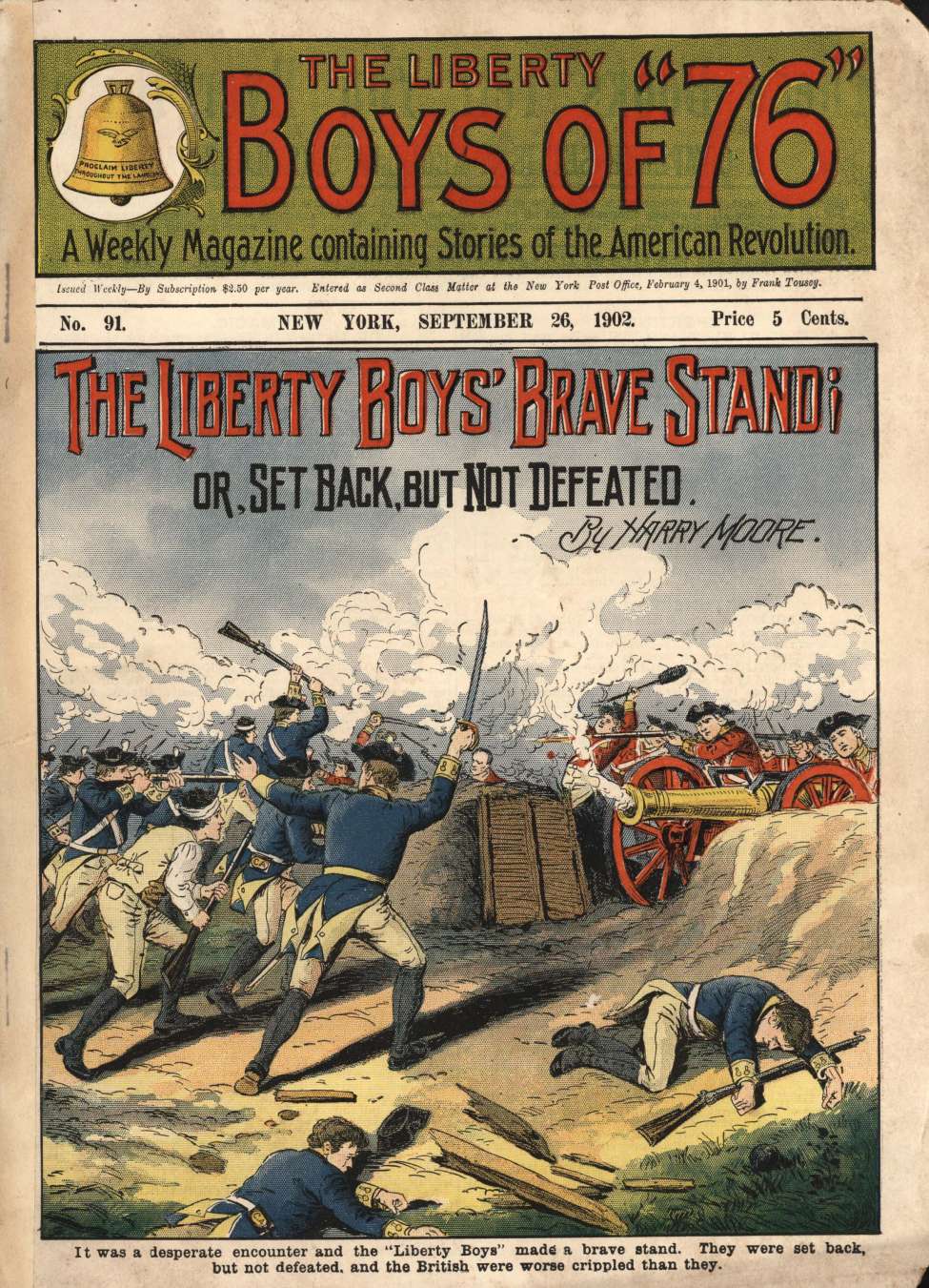 Book Cover For The Liberty Boys of 76 91 - The Liberty Boys' Brave Stand