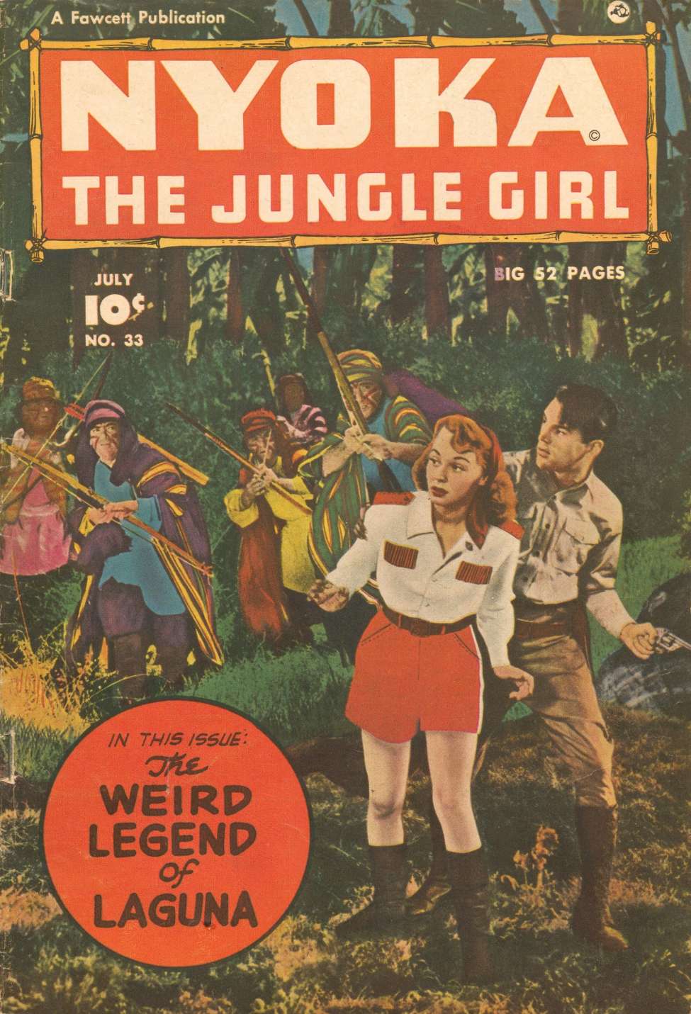 Comic Book Cover For Nyoka the Jungle Girl 33 - Version 2