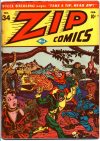 Cover For Zip Comics 34