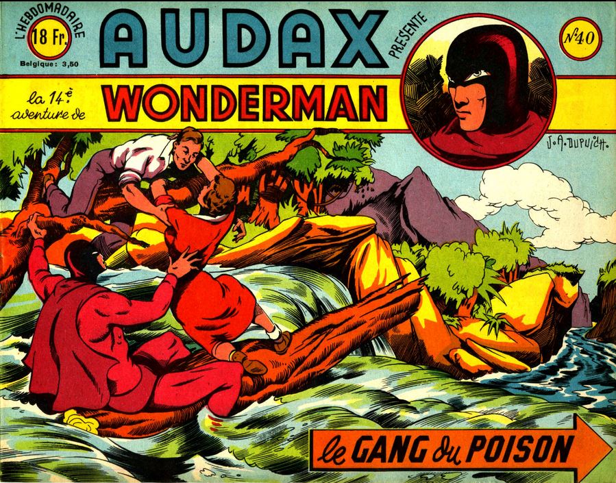 Comic Book Cover For Wonderman 40 - Le gang du poison