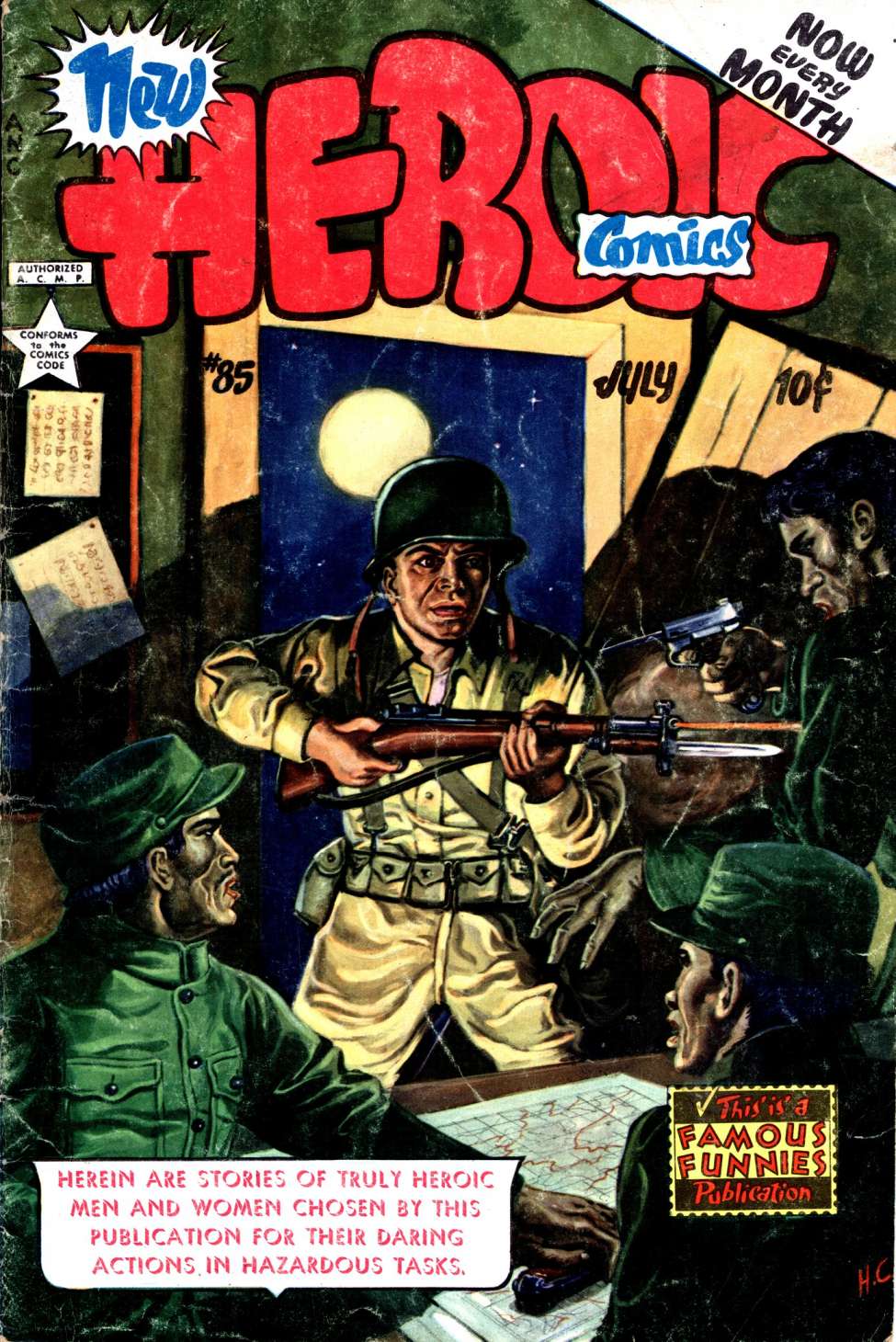 Book Cover For New Heroic Comics 85 (alt) - Version 2