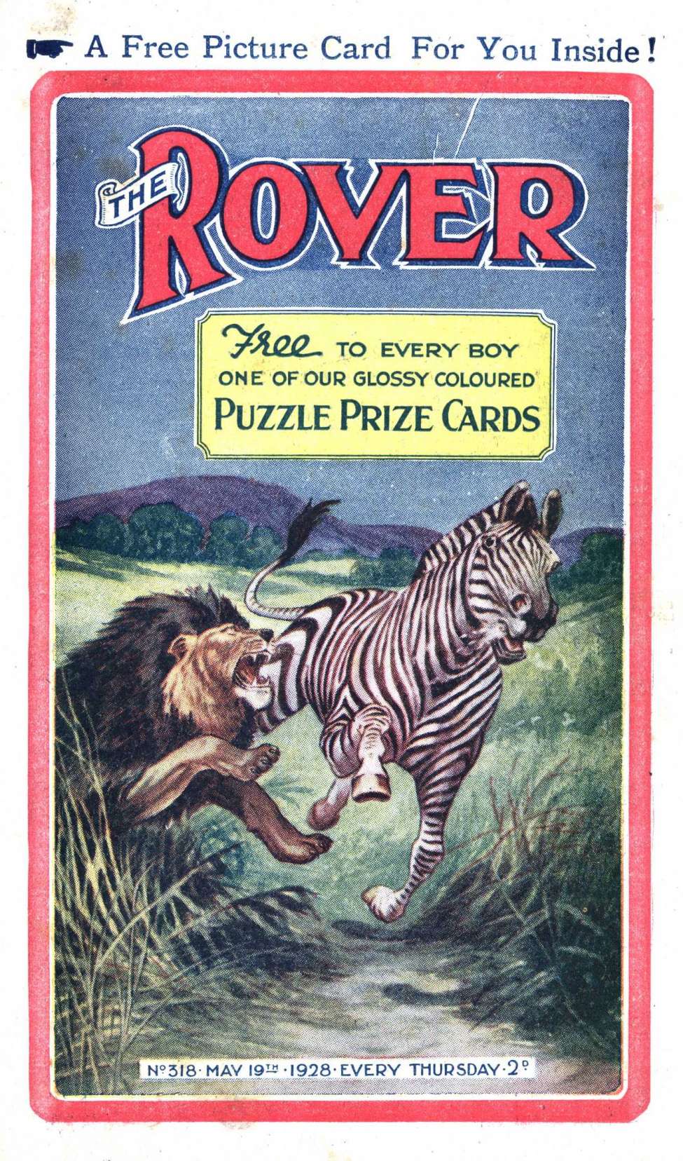 Comic Book Cover For The Rover 318