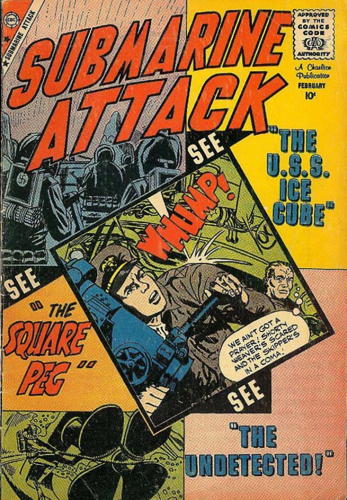 Comic Book Cover For Submarine Attack 20 - Version 1