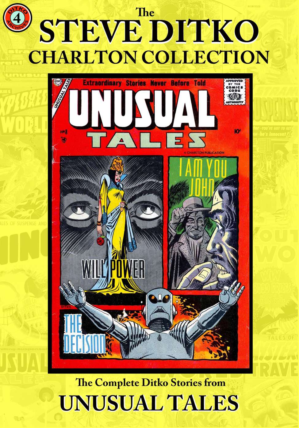 Book Cover For Steve Ditko Charlton Collection 4 - Unusual Tales