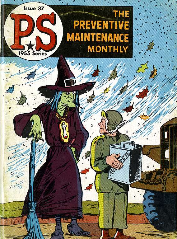 Comic Book Cover For PS Magazine 37