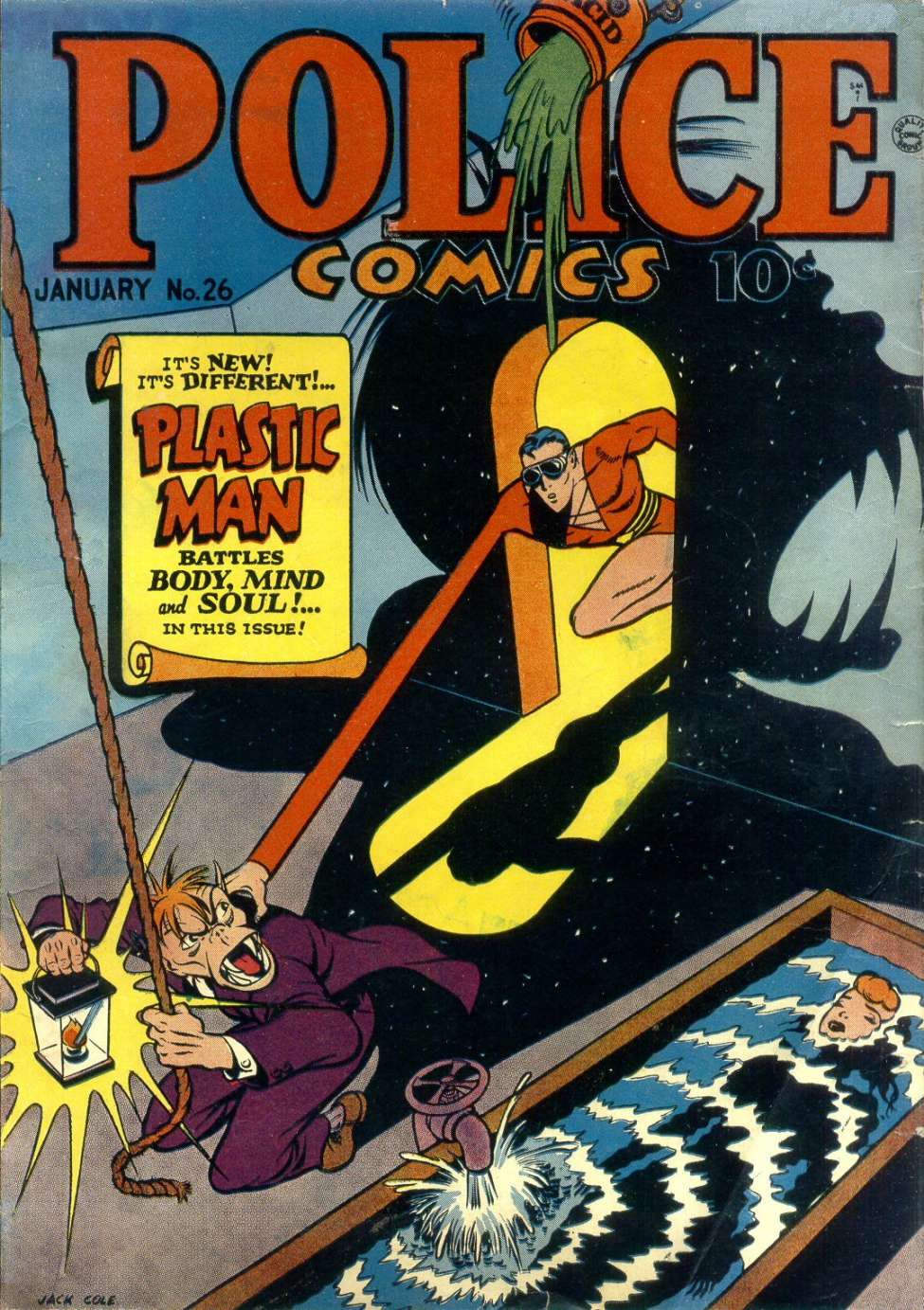 Comic Book Cover For Police Comics 26