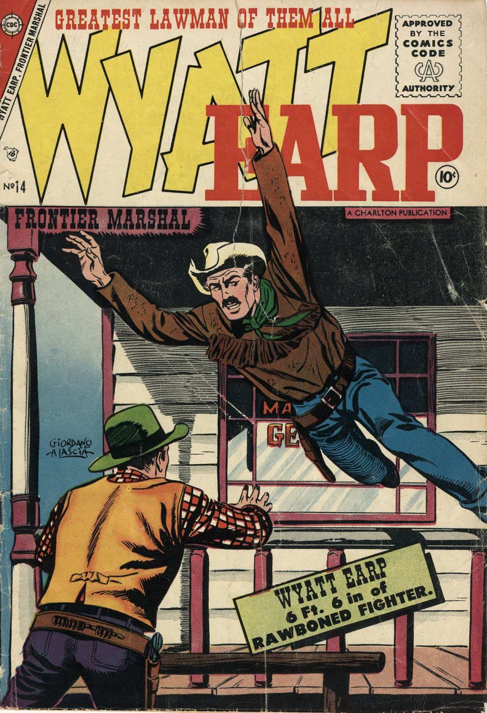 Comic Book Cover For Wyatt Earp Frontier Marshal 14