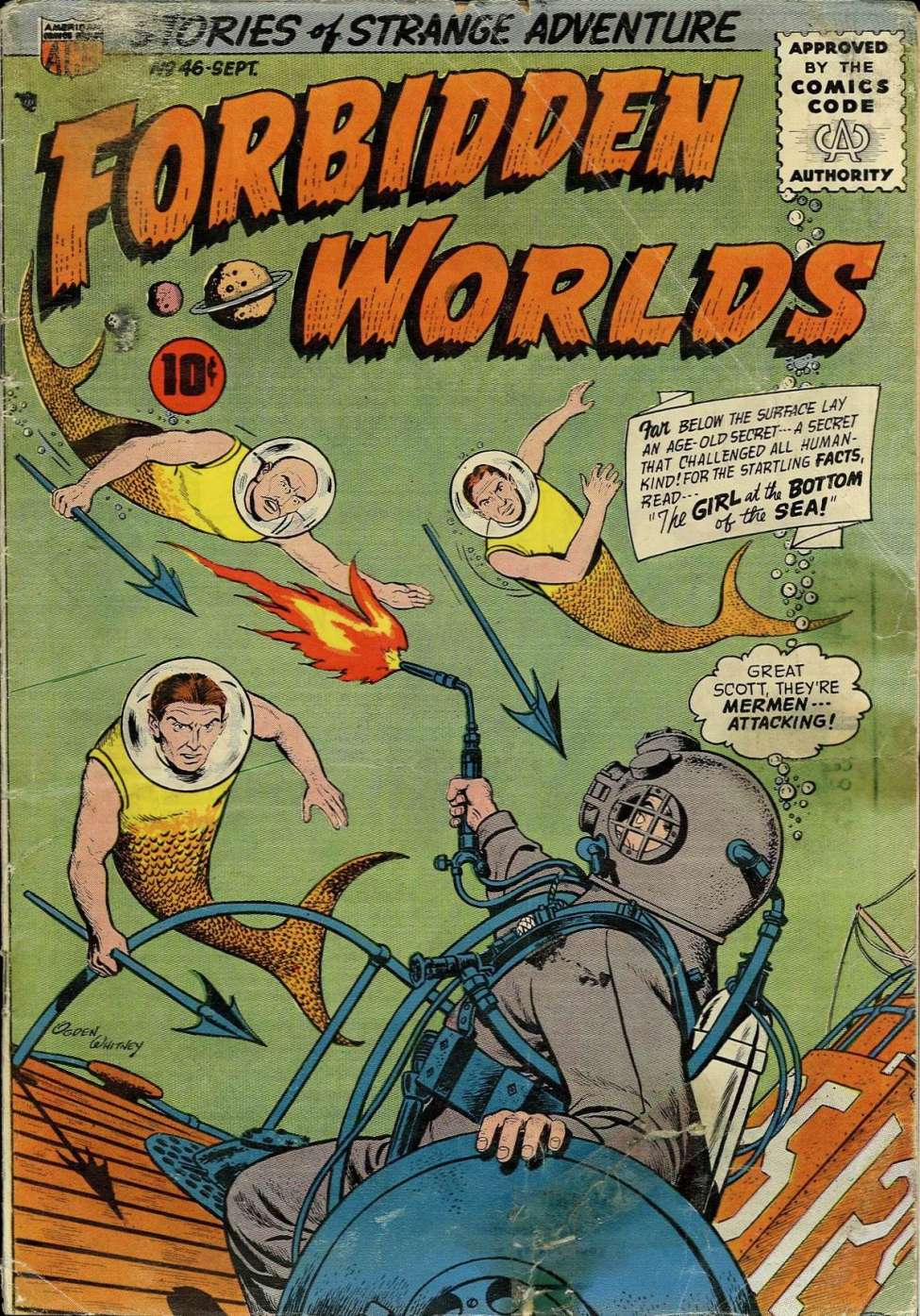 Comic Book Cover For Forbidden Worlds 46