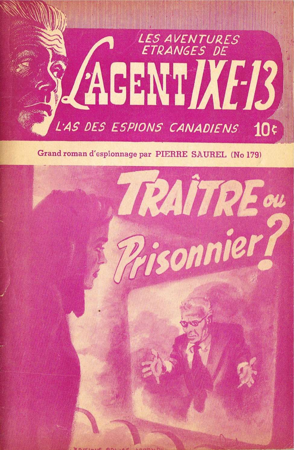 Book Cover For L'Agent IXE-13 v2 179 - Traître ou prisonnier?