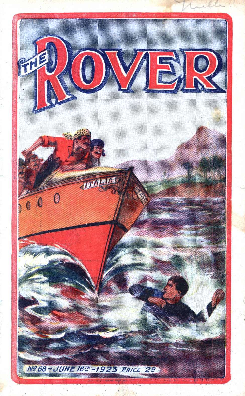 Comic Book Cover For The Rover 68