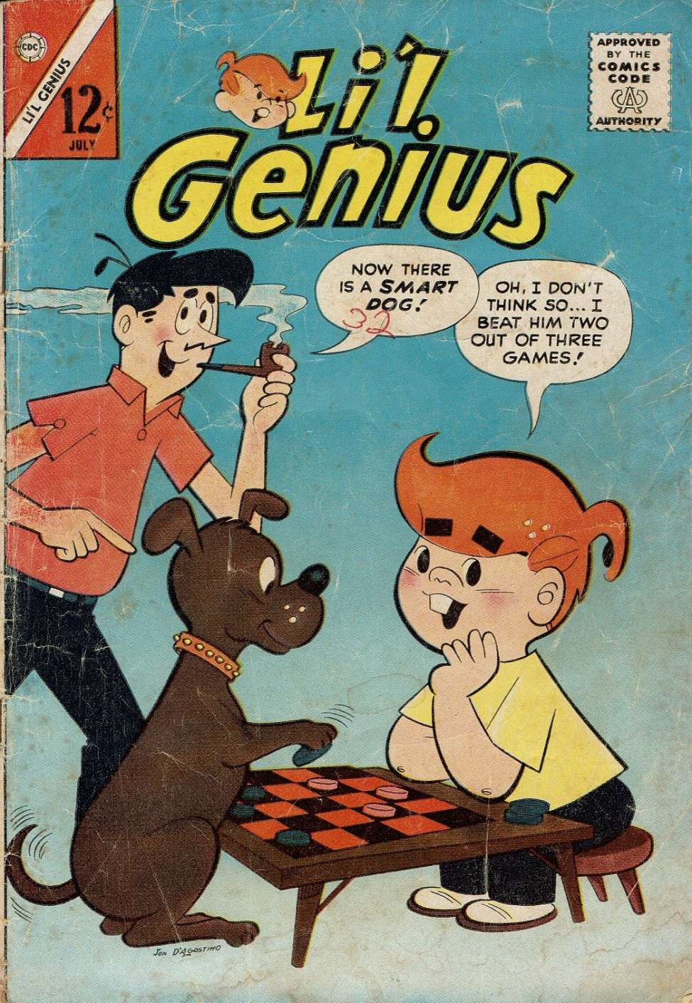 Comic Book Cover For Li'l Genius 45