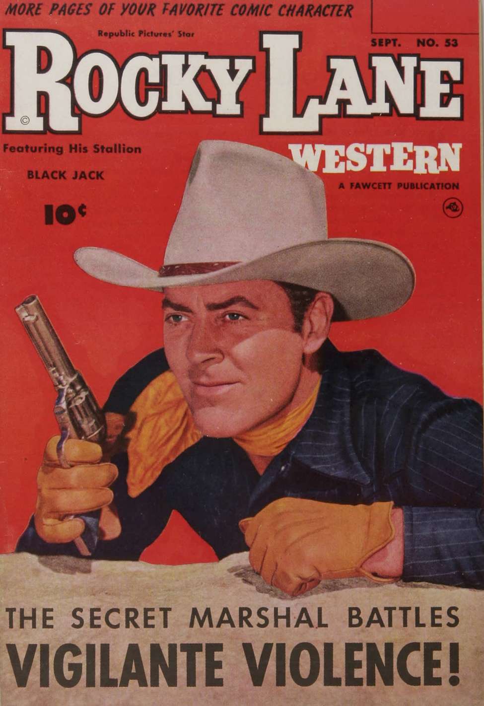 Book Cover For Rocky Lane Western 53