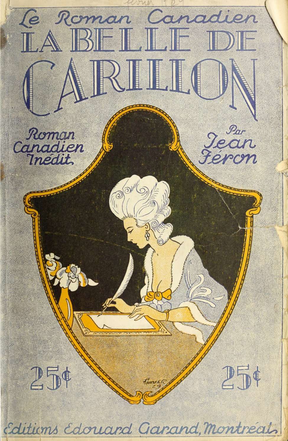 Book Cover For Le Roman Canadien 50 - La belle de Carillon