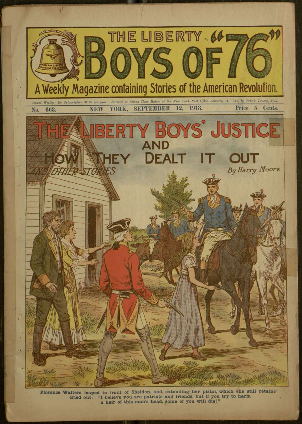 Book Cover For The Liberty Boys of 76 663 - The Liberty Boys' Justice