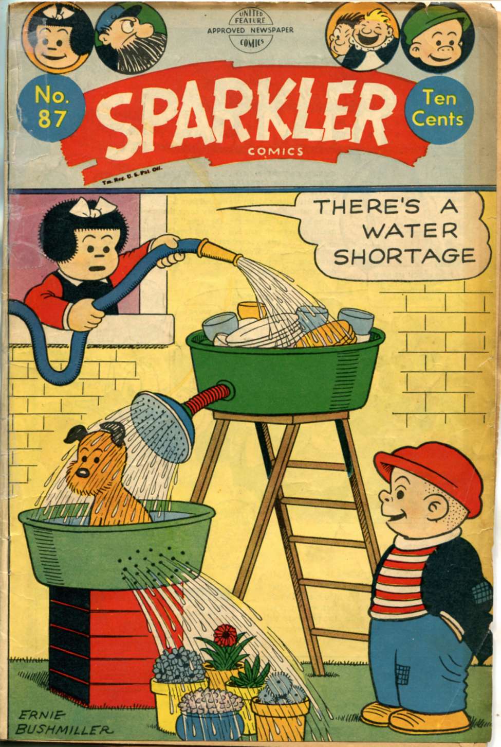Book Cover For Sparkler Comics 87